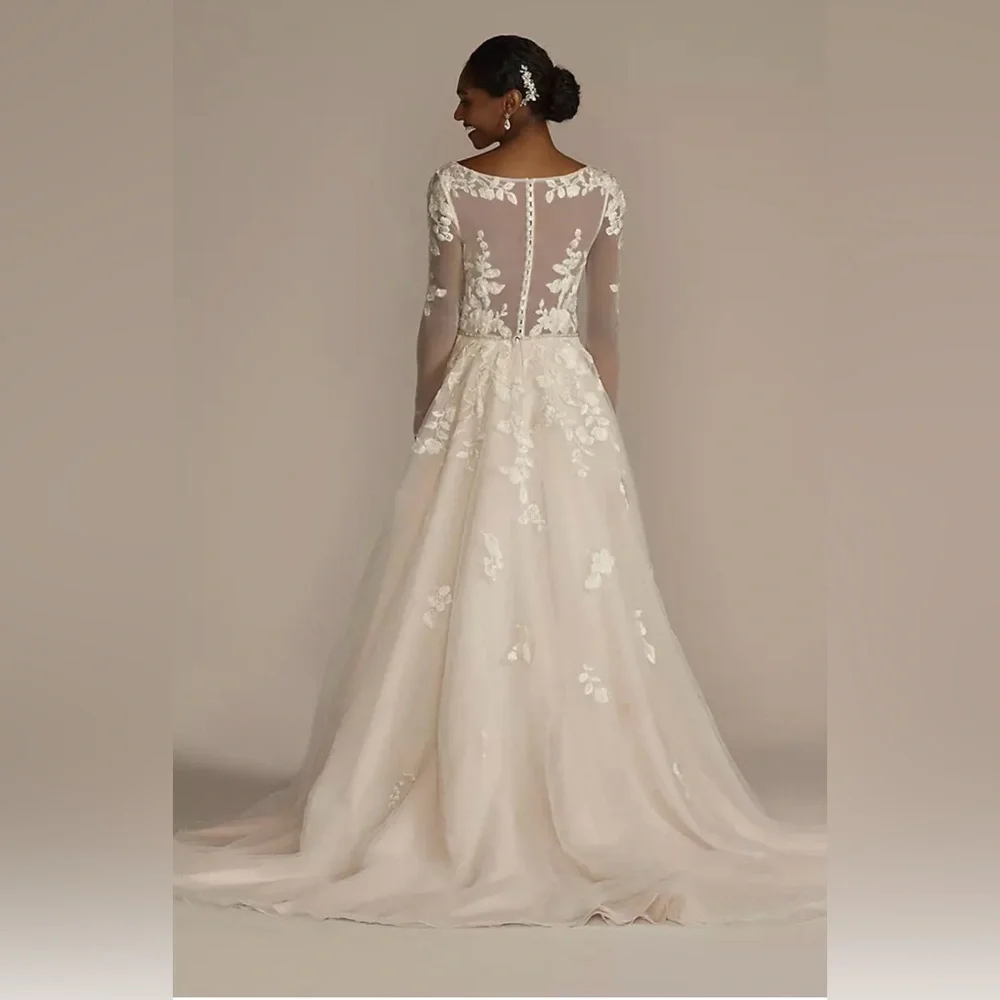 Ivory Wedding Dress by Galina Signature - Picture 4 of 17